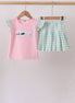 Green Golf Embroidered Skorts Set