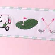 Green Golf Embroidered Skorts Set