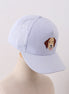 Puppy Embroidered Seersucker Cap