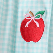 Blue Apple Smocked Ruffle Shorts Set