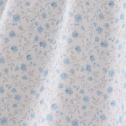 Blue Floral Embroidered Dress
