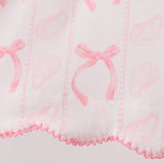 Pink Bow Print Bloomer Set