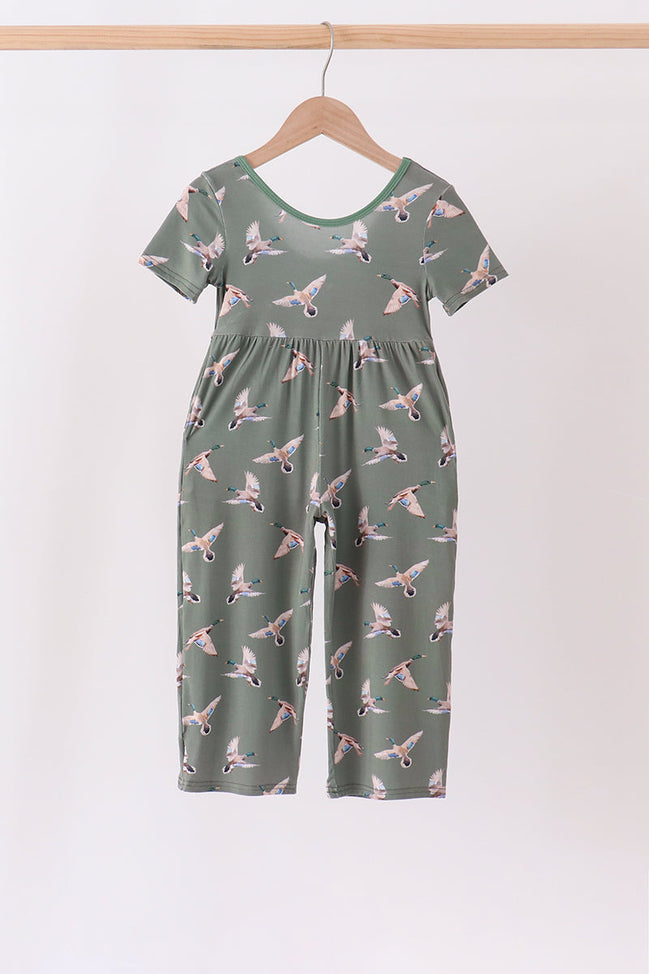 Green Mallard Bamboo Jumpsuit