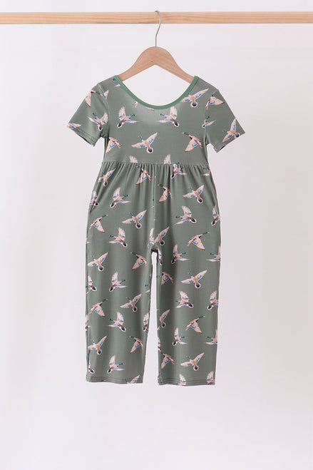 Green Mallard Bamboo Jumpsuit