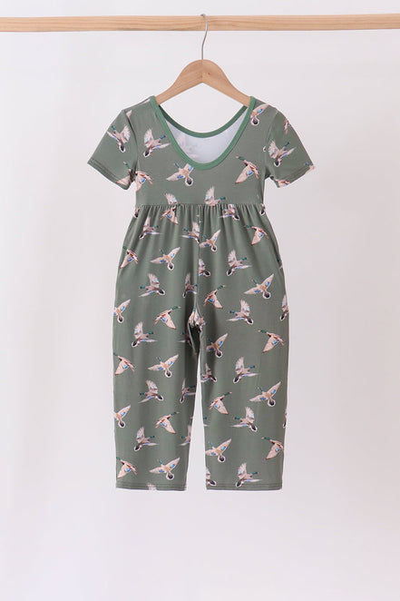 Green Mallard Bamboo Jumpsuit