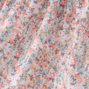 Floral smocked lace bloomer set