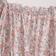 Floral print tiered mom dress