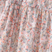 Floral print tiered mom dress