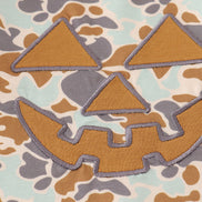 Halloween camouflage applique bloomer set