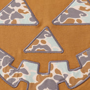 Halloween camouflage applique mom top