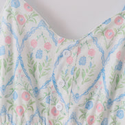 Floral print mom dress
