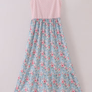 Petal perfection print mom dress