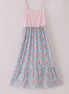 Petal perfection print mom dress