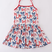 Bow print mom&me top