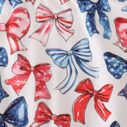 Bow print mom&me top