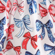 Bow print mom&me top