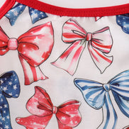 Bow print mom&me top