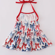 Bow print mom&me top
