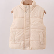 Cream mom&me puffer vest