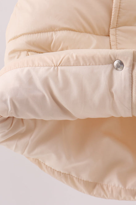 Cream mom&me puffer vest