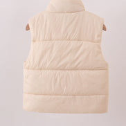 Cream mom&me puffer vest