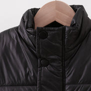 Black mom&me puffer vest