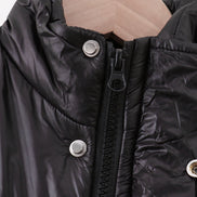 Black mom&me puffer vest