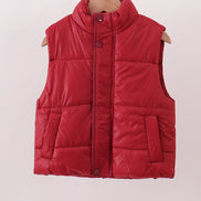 Maroon mom&me puffer vest