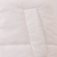 White mom&me puffer vest