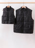 Black mom&me puffer vest