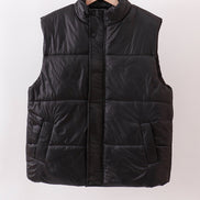 Black mom&me puffer vest