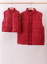 Maroon mom&me puffer vest