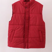 Maroon mom&me puffer vest