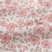 Pink pumpkin smocked floral ruffle pants set