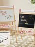 Tiny Land® Pink Magnitales Easel & Paper Roll Set