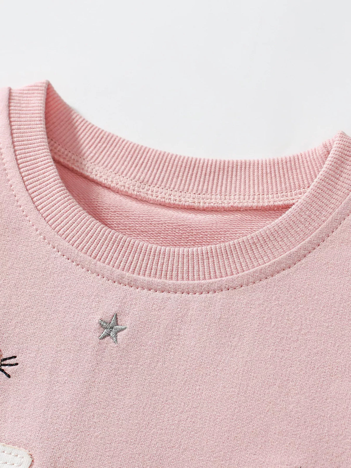 Children's Round Neck Short Sleeve Sweatshirt Dress - Little Janey Shop