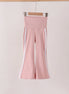 Pink Flare Double Side Stripe Active Pants