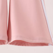 Pink Flare Double Side Stripe Active Pants