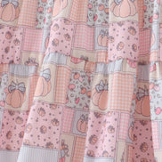 Pink pumpkin smocked mom&me dress
