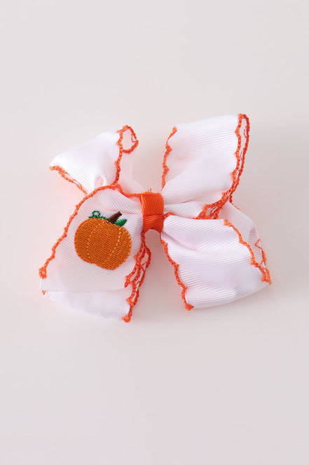 Mama's Mini Ruffle Set + Pumpkin Bow Bundle — Toddler Girl Fall Outfit