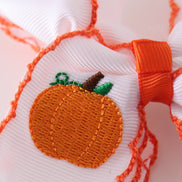 Mama's Mini Ruffle Set + Pumpkin Bow Bundle — Toddler Girl Fall Outfit