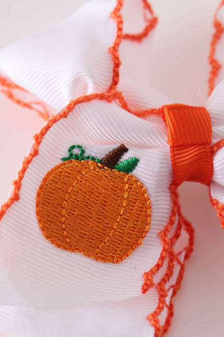 Mama's Mini Ruffle Set + Pumpkin Bow Bundle — Toddler Girl Fall Outfit