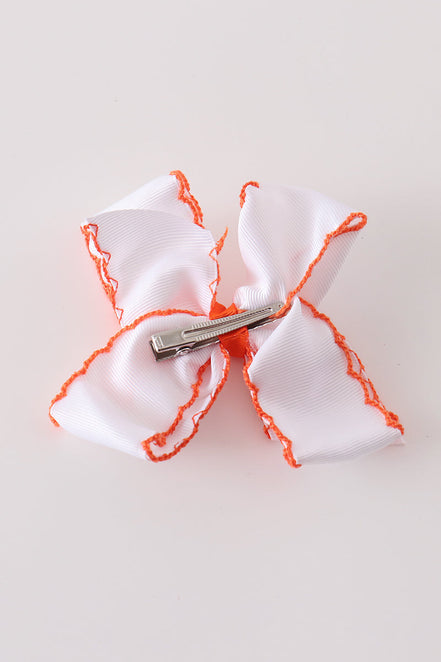 Mama's Mini Ruffle Set + Pumpkin Bow Bundle — Toddler Girl Fall Outfit