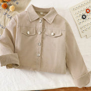 Children's Casual Corduroy Button - Up Jacket - Little Janey Shop