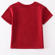 Maroon blank basic t-shirt Adult Kids and baby bubble