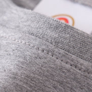 Gray blank basic t-shirt Adult Kids and baby bubble
