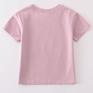 Purple blank basic t-shirt Adult Kids and baby bubble