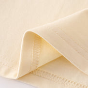 Beige blank basic t-shirt Adult Kids and baby bubble