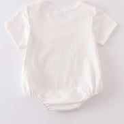 Cream blank basic t-shirt Adult Kids and baby bubble