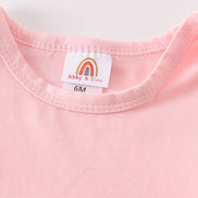 Pink blank basic t-shirt Adult Kids and baby bubble
